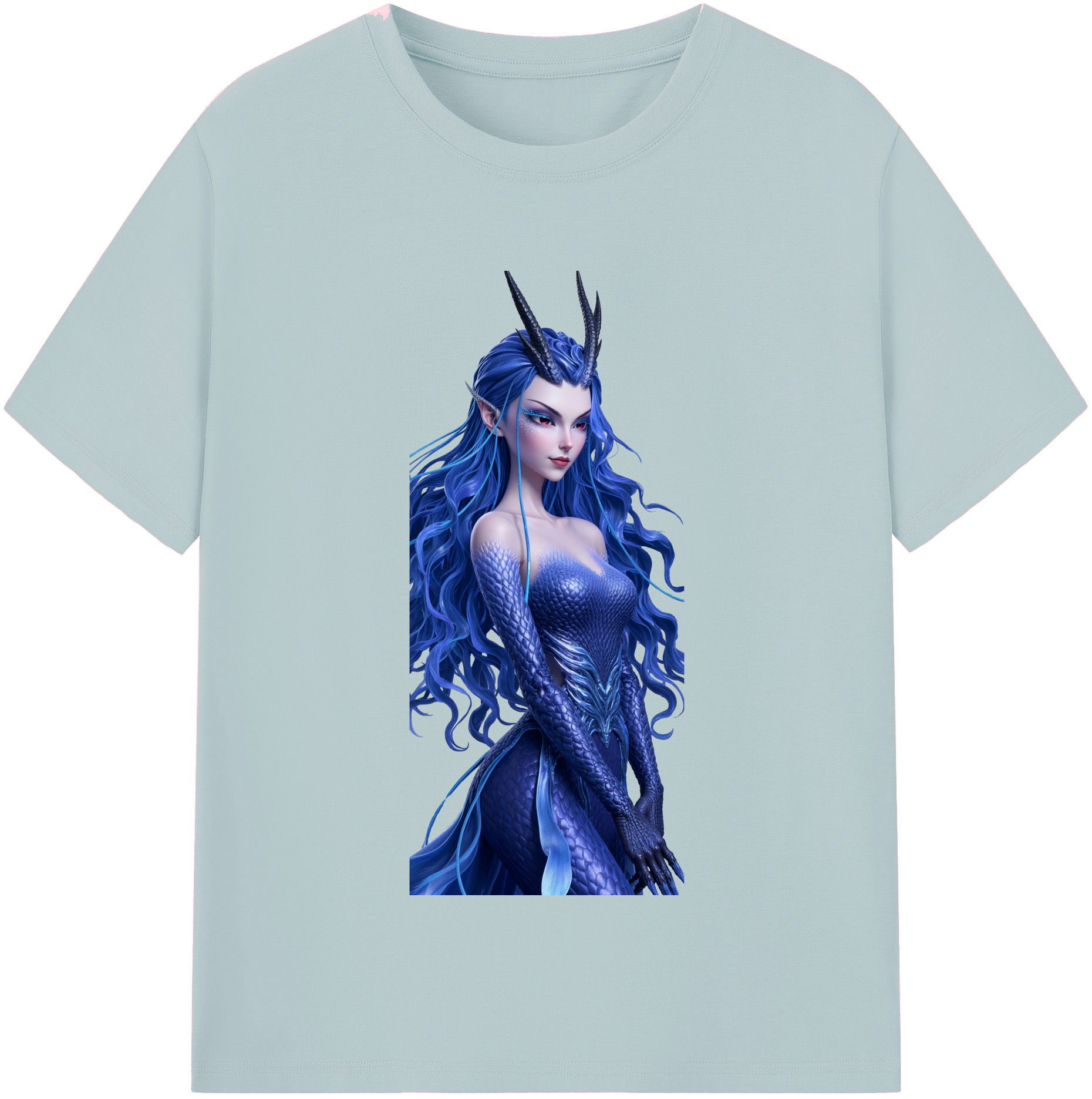 （画像用） Ne Zha 2 ナタ 魔童の大暴れ 綿100％半袖Tシャツ（フロントプリント）